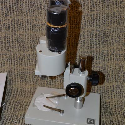 National Optics Model 400 Binocular Microscope New