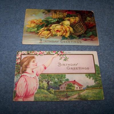LOT 30 GREAT VINTAGE BIRTHDAY POSTCARDS 1 LEAP YEAR 1912