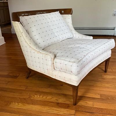 834 Mid Century Hollywood Regency Lounge Chair by Erwin Lambeth