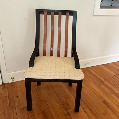 836 Mid Century Modern Slat Back Cane Seat Harvey Probber Arm Chair