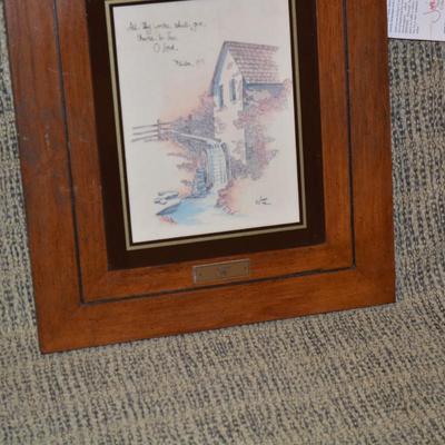 Framed and Matted Joni Eareckson Reproduction Psalm 145 14.75