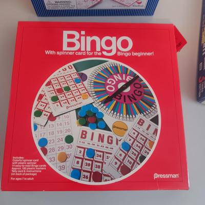 BINGO! GLASS CHESS SET, THE PRICE IS RIGHT AND WATER-WORKS GAMES