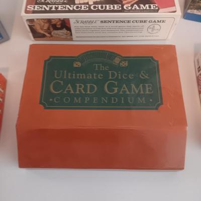 BOARD AND CARD GAMES PLUS A JIGSAW PUZZLE