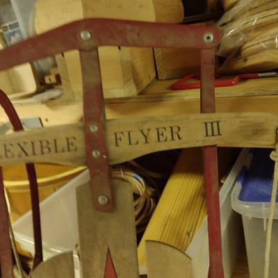 Vintage Flexible Flyer III Sled