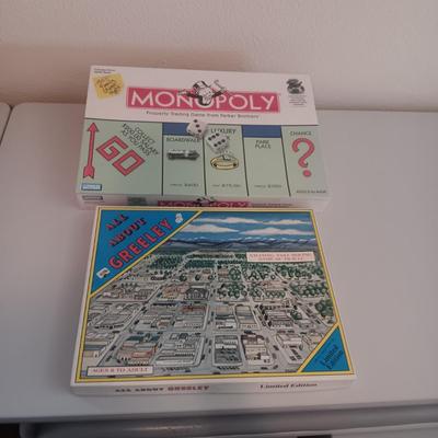 NEW MONOPOLY AND LIMITED EDITION ALL ABOUT GREELEY BOARD GAMES