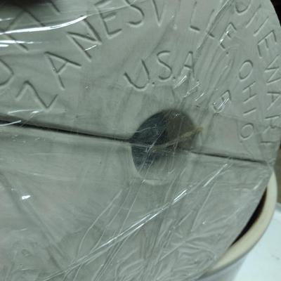 Ohio Stoneware Two Gallon Fermenting Crock with Weights