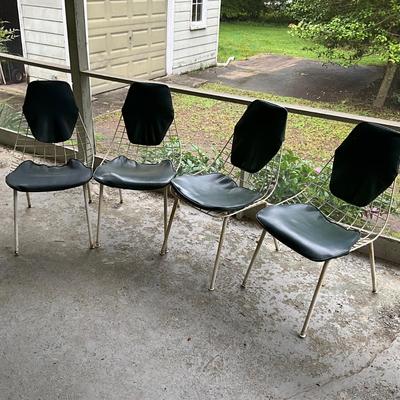 846 Mid Century Modern Outdoor Table and Chair Set by Chromecraft