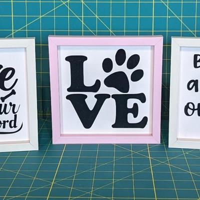New Dog love signs