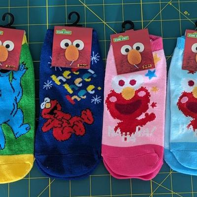 New Sesame Street Elmo Socks