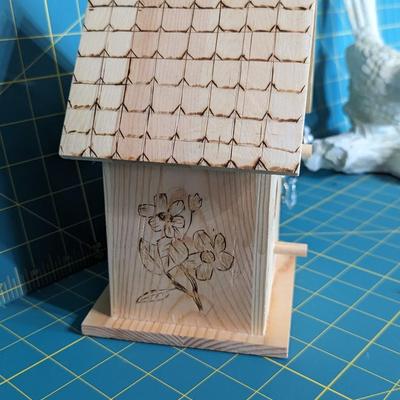 Handmade & Hand Carved Birdhouse & more