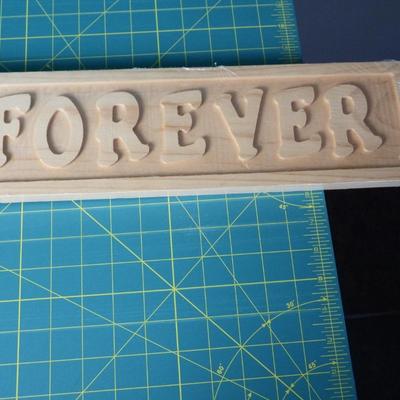New Families Are Forever Unfinished Wood Sign