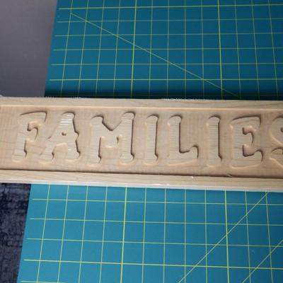 New Families Are Forever Unfinished Wood Sign