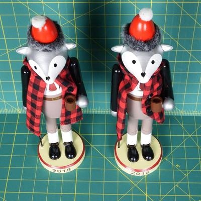 Vintage Pair of Mice Nutcrackers