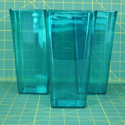 New Plastic Vase/Container Set 2