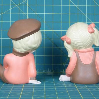 Matching Boy & Girl Figurines