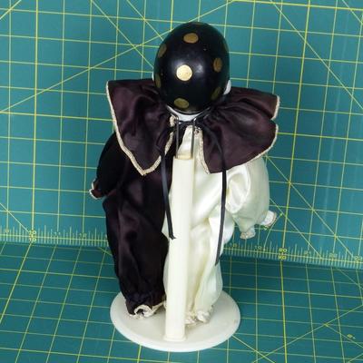 Collectible Tear Drop Clown on stand