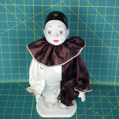 Collectible Tear Drop Clown on stand