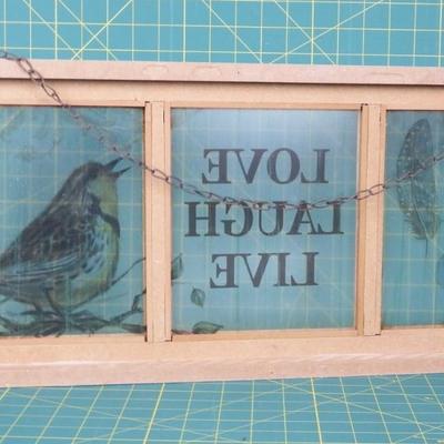 Old Window Outdoor Design Sign