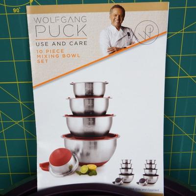 Wolfgang Puck Stackable Mixing Bowl Set