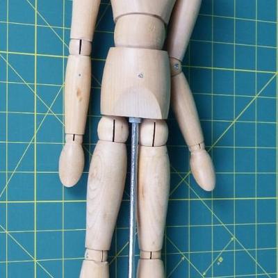 Posable Wood Mannequin Figure