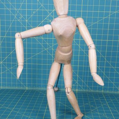 Posable Wood Mannequin Figure