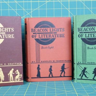 Vintage Beacon Lights of Literature Books
