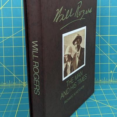 Will Rogers Book in Case