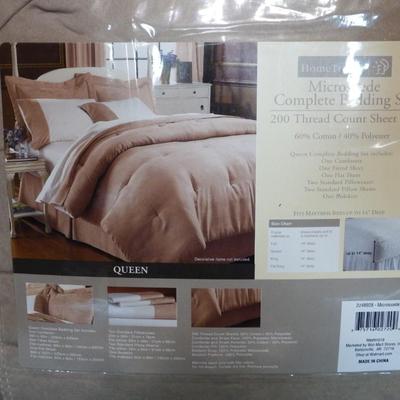 Microsuede Queen Bedding Set