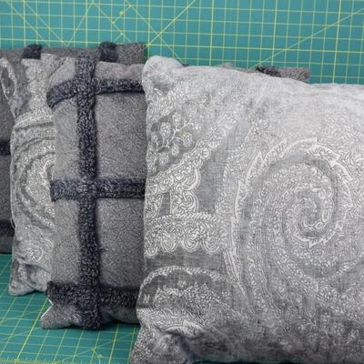 Grey Couch Pillows set of 4