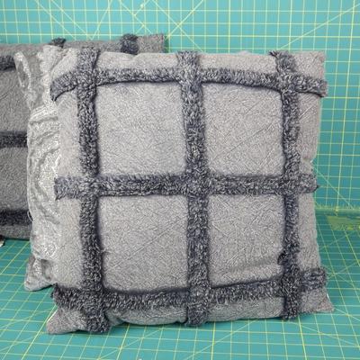 Grey Couch Pillows set of 4