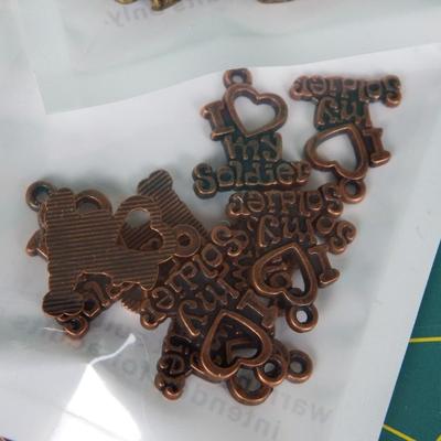 New Charms for Crafts Antique Copper bundle