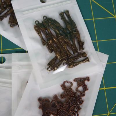 New Charms for Crafts Antique Copper bundle