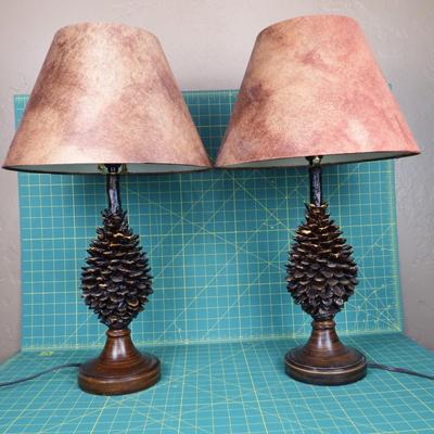 Pinecone Lamps