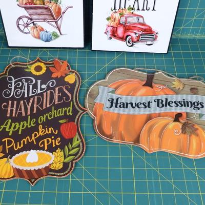 New Fall Signs