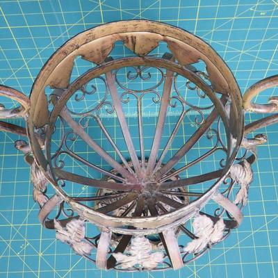Large Metal Decorative Vase