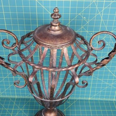 Large Vintage Metal Art Decoration