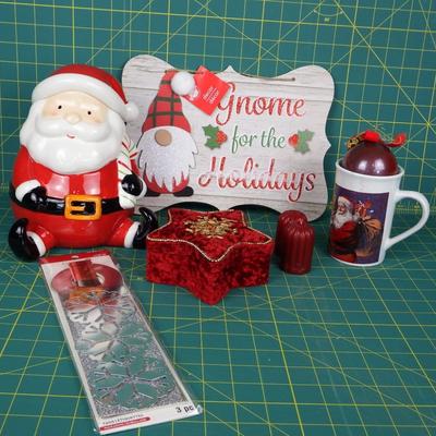 Santa Cookie Jar & more