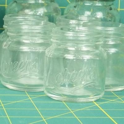 Mason jar shaped S&P Shakers & Shot Glasses