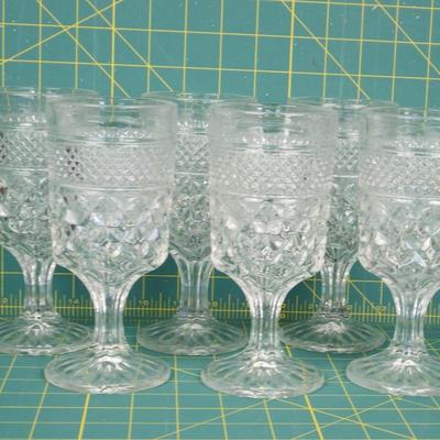 Vintage Crystal Goblets set of 6