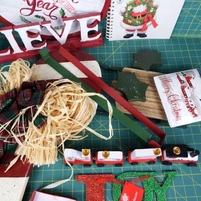 Large bundle of Vintage Christmas Decorations