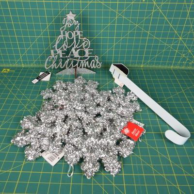 New Silver Christmas Décor