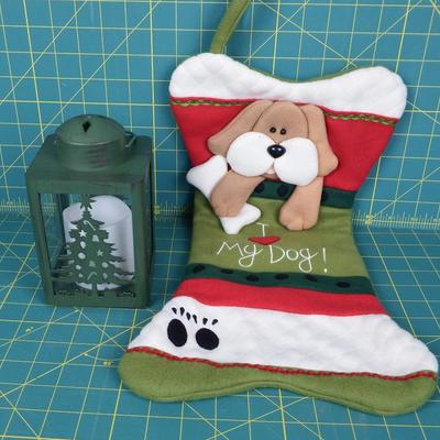 New Green Lantern & Dog Stocking