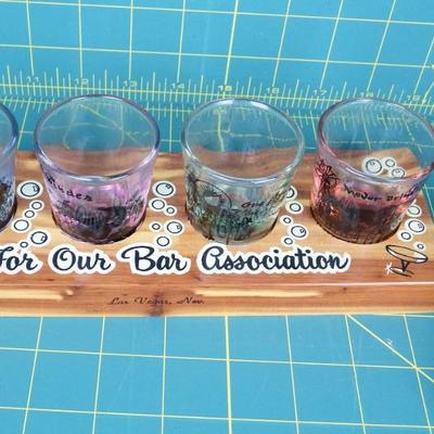 Shot Glasses on Trays