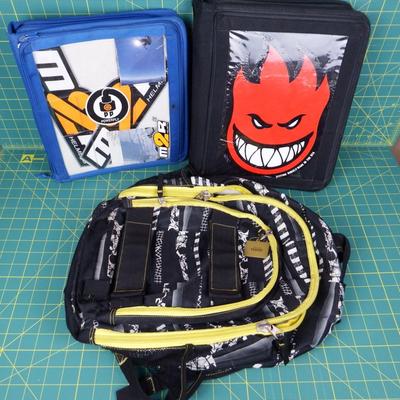 Backpack & Binders with unique folders