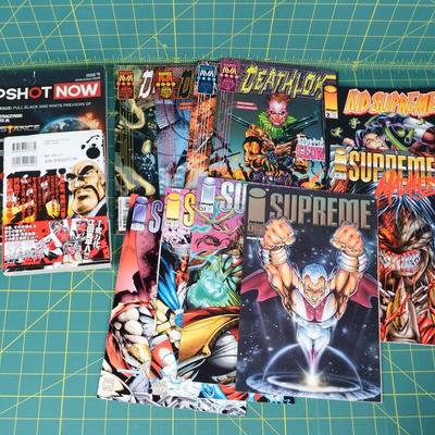 Comics with Supreme, Deathlok & more