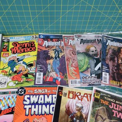 Comics with Animal Man & more