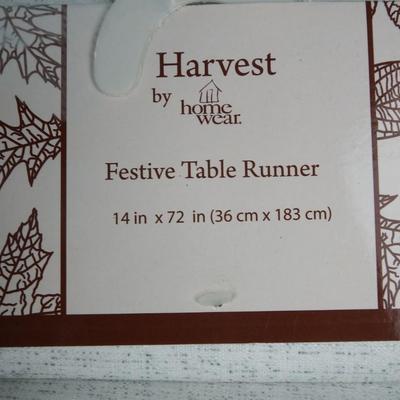 New Harvest Table Runner & Lantern