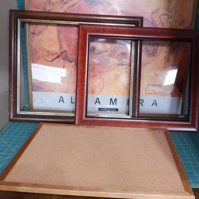 Large Picture, Frames & Corkboard