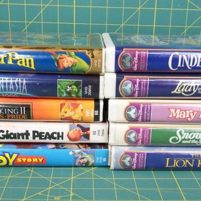Disney VHS Materpiece Collections & more
