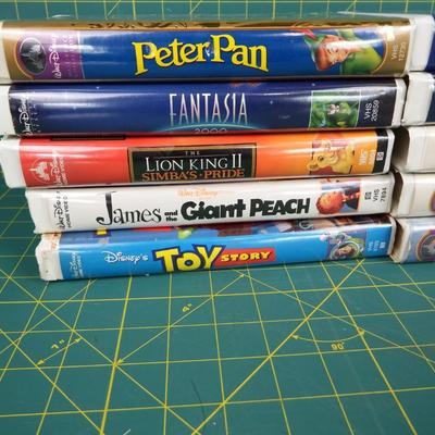 Disney VHS Materpiece Collections & more